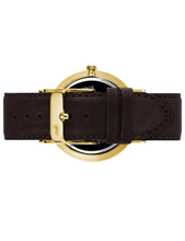 Load image into Gallery viewer, Jura Leather 38mm Gold White