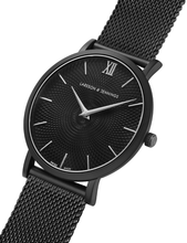 Load image into Gallery viewer, Sloan Guilloche Milanese 40mm Black