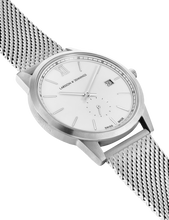 Load image into Gallery viewer, Saxon Milanese 39mm Silver White