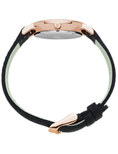 Load image into Gallery viewer, Bernadotte Lugano Leather 33mm Rose Gold Pearl