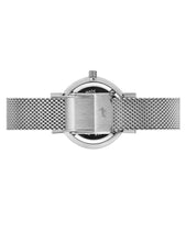 Load image into Gallery viewer, SOLARIS LUGANO 33MM SILVER/LIGHT BLUE SUNRAY MILANESE SILVER