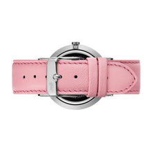 Load image into Gallery viewer, Jura Leather 38mm Silver Pink