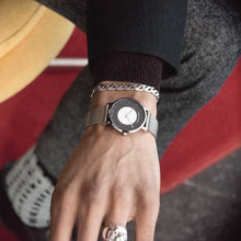 Load image into Gallery viewer, Code Dot Leather 33mm Rose Gold Pink