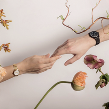 Load image into Gallery viewer, LJXII Lugano Vasa Link 26mm Rose Gold Black