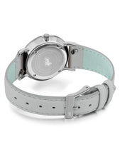 Load image into Gallery viewer, Solaris Lugano Leather 33mm Silver Blue