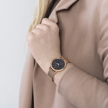 Load image into Gallery viewer, Opera Vasa Link 33mm Rose Gold Charcoal