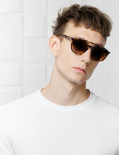 Load image into Gallery viewer, Light Havana Aviator Sunglasses