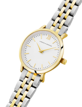Load image into Gallery viewer, Lj Classic Lugano Vasa Link 26mm Gold White
