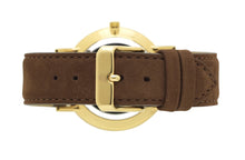 Load image into Gallery viewer, Lj Classic Lugano Leather 40mm Gold White
