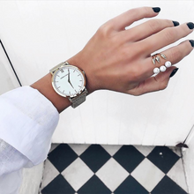 Load image into Gallery viewer, LJXII LUGANO MILANESE 33MM GOLD SATIN-WHITE
