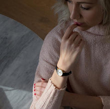 Load image into Gallery viewer, Aurora Leather 26mm Silver Pink
