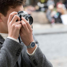 Load image into Gallery viewer, Meridian Milanese 38mm Silver Navy
