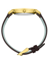 Load image into Gallery viewer, Lj Classic Lugano Leather 40mm Gold White
