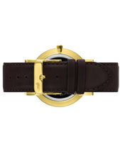 Load image into Gallery viewer, Lj Classic Lugano Leather 40mm Gold White
