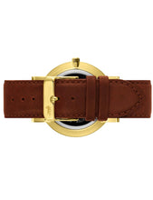 Load image into Gallery viewer, LJXII LUGANO LEATHER 40MM GOLD SATIN-WHITE
