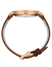 Load image into Gallery viewer, LJXII LUGANO LEATHER 40MM ROSE GOLD SATIN-WHITE
