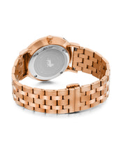 Load image into Gallery viewer, Sloan Cube Vasa Link 40mm Rose Gold White
