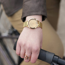 Load image into Gallery viewer, Velo Sunray Milanese 33mm Rose Gold Silver
