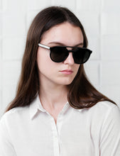 Load image into Gallery viewer, Black Aviator Sunglasses
